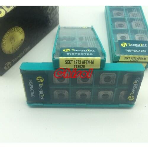 Free shipping original SEKT12T3AFTN-M TT8020 cnc carbide cutting blade tools carbide milling inserts