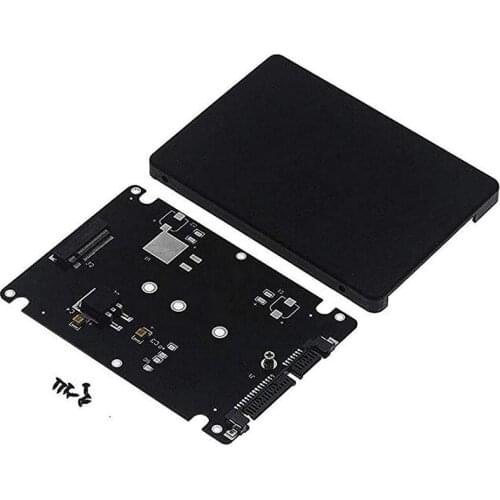 M.2 NGFF To 2.5 Inch SATA SSD/MSATA To SATA Adapter Card Case (B Key For PC Adapter M2 +M Desktop Socket NGFF )