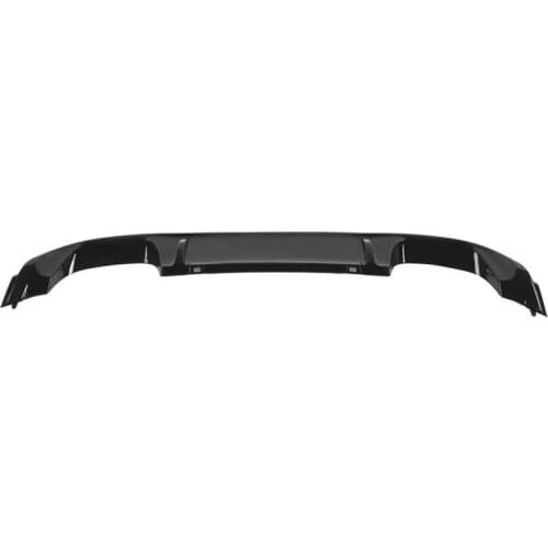 Rear Bumper Diffuser Gloss Black for 7R Factory Quad Exhaust Rear Bumper Diffuser Valance Fit for MK7 R 2013-2016 Rear Bumper