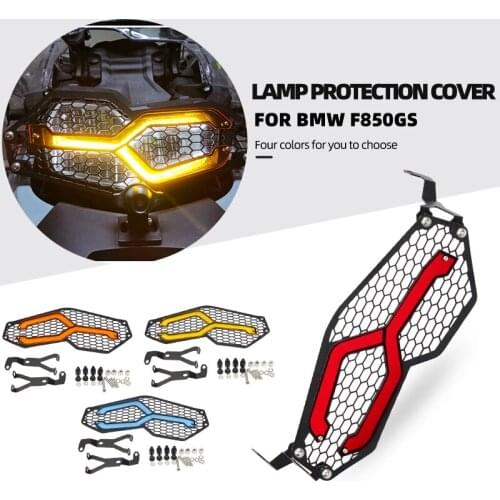 For BMW F750GS F850GS 2018 2019 2020 Motorcycle Headlight Guard Protector Grille Grill Cover Acrylic Lamp Patch