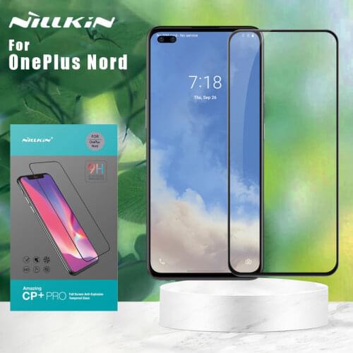 For OnePlus Nord Glass Nillkin CP+ Pro 2.5D Full Cover Tempered Glass Screen Protector Protective Glass Film