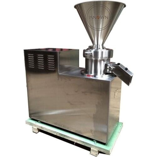 Horizontal Stainless Steel Peanut Butter Colloid Mill High-yield Sanitary Tomato Sesame Crushing and Emulsifying Equipment