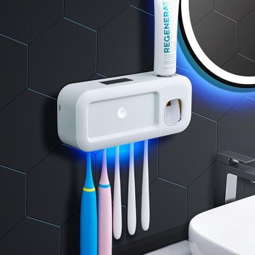 Creative Wall Mount Automatic Toothpaste Dispenser Bathroom Accessories Wall Mounted Toothpaste Squeezer Set For Bathroom