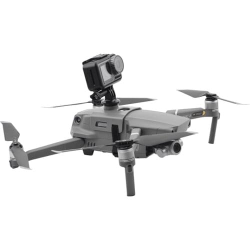 For GoPro / osmo Action / Insta360 Camera / Fill light adapter bracket mounts base for DJI Mavic 2 pro / zoom Drone Accessories