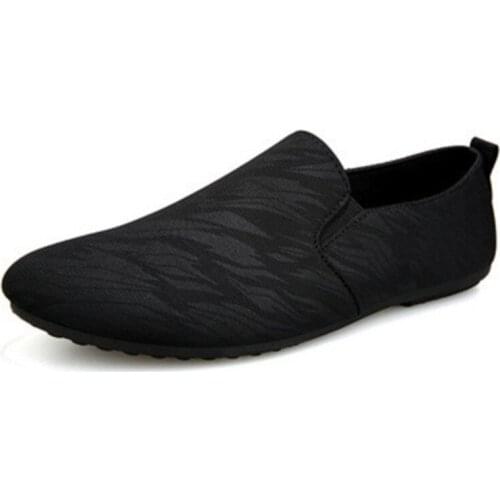 Mazefeng Brand Men Loafers Casual Shoes Men Spring Summer Canvas Men Shoes Light Breathable Fashion Flat Footwear Size 39-44