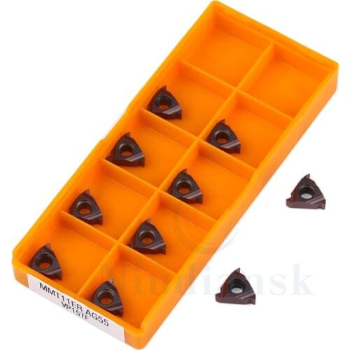 MMT11ER AG55 AG60 VP15TF UE6020 US735 External carbide lathe turning insert Thread Turning Tool CNC lathe Tool 11IR AG55 AG60