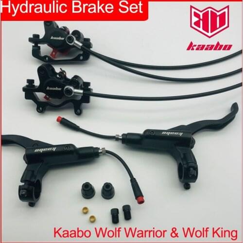 Wolf Brake Caliper Set Hydraulic Device Full Oil Brake Kit for Kaabo Wolf Warrior King Pro 11inch Electric Scooter