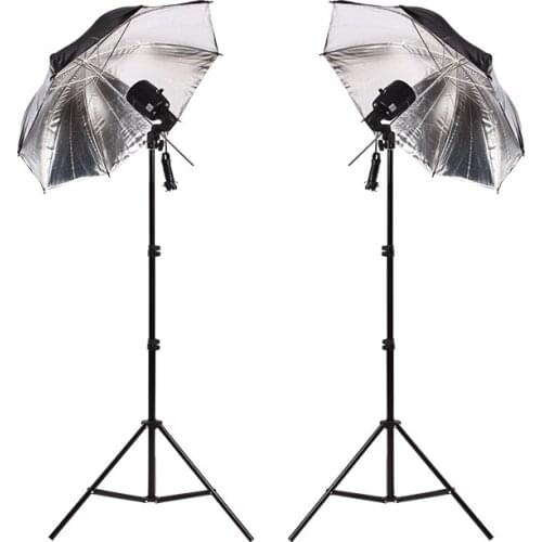 NiceFoto e-100w photography light set small studio flash set photographic equipment