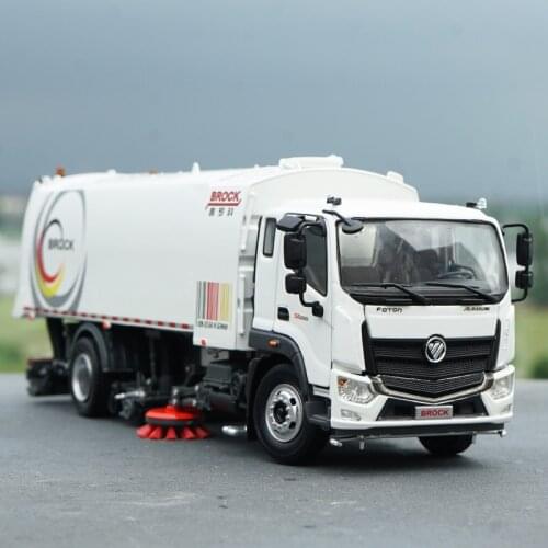 Original Factory Authentic Diecast 1/35 Foton Brock Vacuum Cleaner Sweeper Truck Diecast Car Model Toy Gift