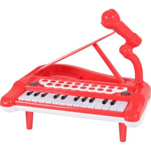 Piano Keyboard Toy for Kids, 25 Keys Toy Piano with Microphone, Birthday Gifts