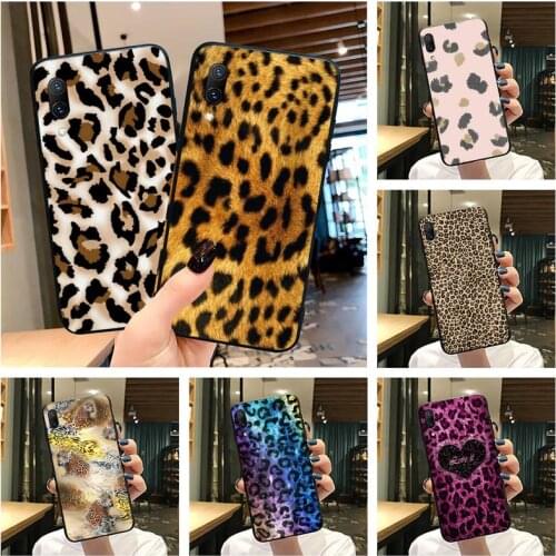 Sexy Leopard Print Woman Charm Phone Case For Vivo Y91c Y17 Y51 Y67 Y55 Y7s Y81 Y19 Y97 Y93 V17 vivos5
