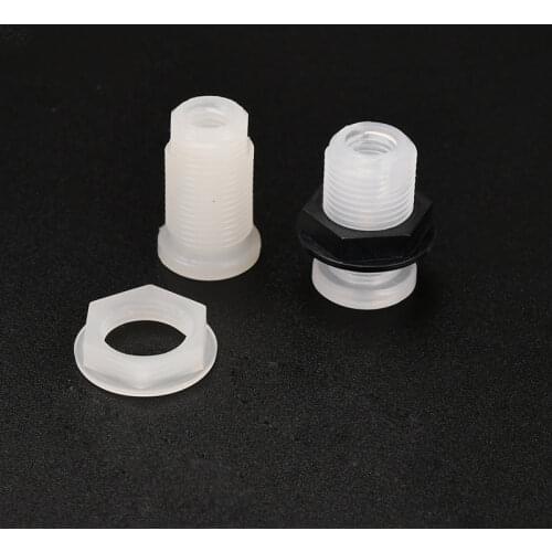 Plastic Male Bulkhead Quick Union Stainless Steel Nut