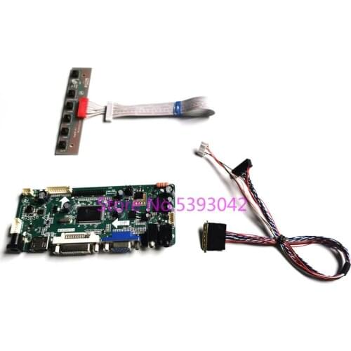 Fit B156RW01 V.0 V.1 V.3 VGA DVI 15.6" WLED LVDS 40Pin LCD panel 1600*900 M.NT68676 screen controller driver board DIY kit