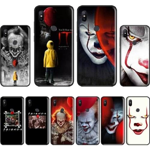 Hot Pennywise Clown Float It Horror Cartoon Comic Phone Case Cover For Xiaomi Redmi Note 4 4x 5 6 7 8 pro S2 PLUS 6A PRO