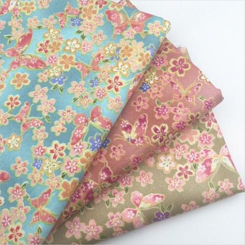 Butterfly Print 100% Twill Cotton Fabric By Meter For Baby The Cloth Home Textile DIY Sewing Craft Material Telas to Patchwork