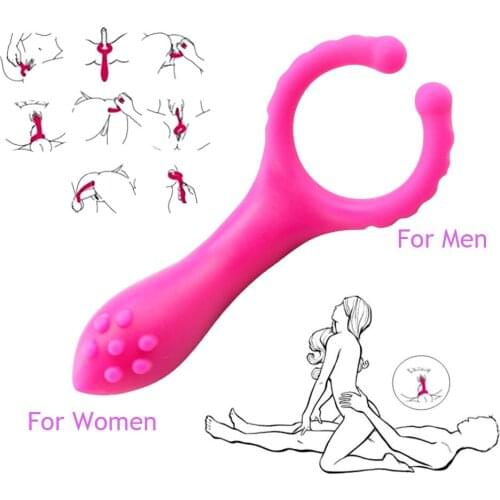 Sex Toys For Man Woman Flirt Vibrating Cock Ring Penis Ring Dildo Delaying Ejaculation Vibrator Vagina Clitoris Nipple Massager