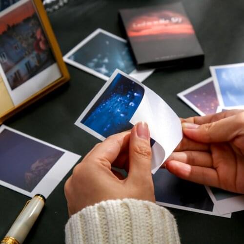 30pcs Stickers Creative Landscape Clouds Moon Forest Fireworks Bullet Journal Stickers Accessories Decoration Stickers Aesthetic