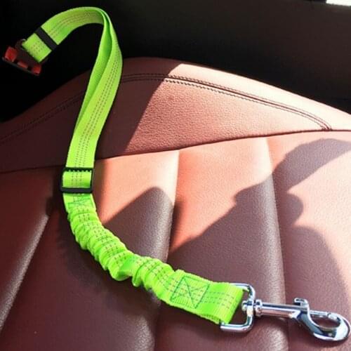 Reflective Dog Cat Car Safety Belt Pet Seat Vehicle Seat Belt Harness Dog Lead Clip Traction Collar Pet Supplies