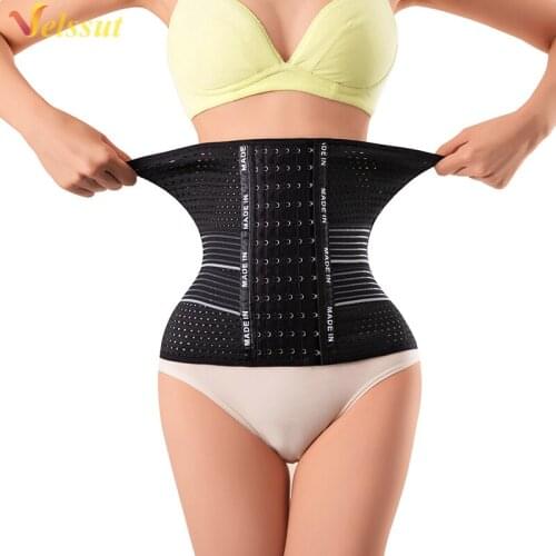 Velssut Body Waist Trainer for Women Fajas Colombianas Originales Slimming Steel Boned Exercise Belt Belly Control Waist Cincher