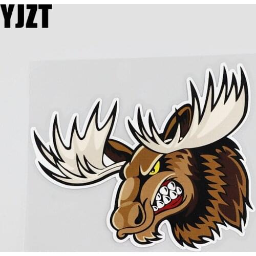 YJZT 15.6CMX13.1CM Milu deer Animals Car Sticker Decal 13B-0115