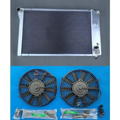 Alloy Aluminum Radiator for 1977-1982 CHEVROLET CHEVY CORVETTE V8 77 78 79 80 81 82+ 2*Fan 3 ROWS