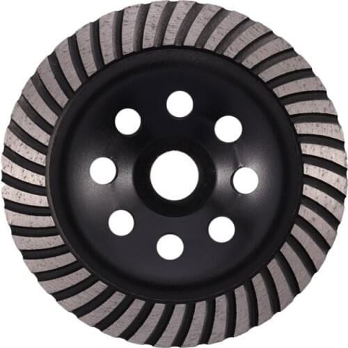 6 Inch Diamond Turbo Row Grinding Cup Wheel Fits 7/8 Inch Arbor Diamond Grinding Disc for Concrete Masonry