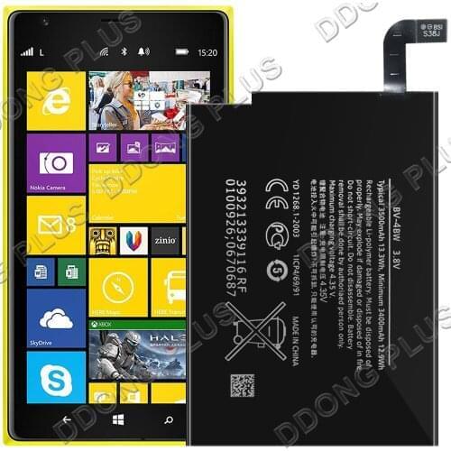 BV-4BW Battery For Nokia Lumia 1520 RM-940 RM-937 Battery Replacement Repair Part