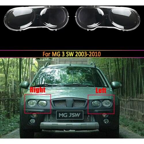 Car Headlamp Lens For MG 3 SW 2003 2004 2005 2006 2007 2008 2009 2010 Car Replacement Auto Shell Cover