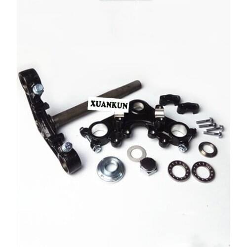 CG125 Motorcycle Retro Retro Bold Front Minus Steering Column Kit WY125 Upper and Lower Joint Plate