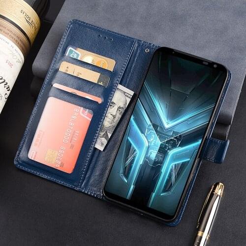 Wallet Case For Asus Rog Phone 3 Flip Leather Cover For Rog Phone III ZS661KS I003DD Phone Case Funda Capa Coque