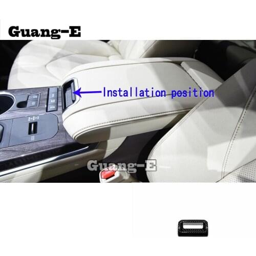 For Toyota Highlander 2020 2021 2022 Car Styling Cover Stick Trim ABS Center Console Cup Holder Gear Storage Box Frame Parts