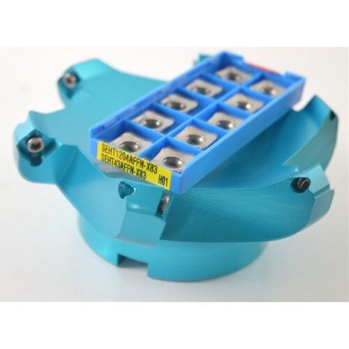 AL-KM12 125-27-6F Insert Indexable Face milling cutter end mill with SEHT1204AFFN-X83 H01