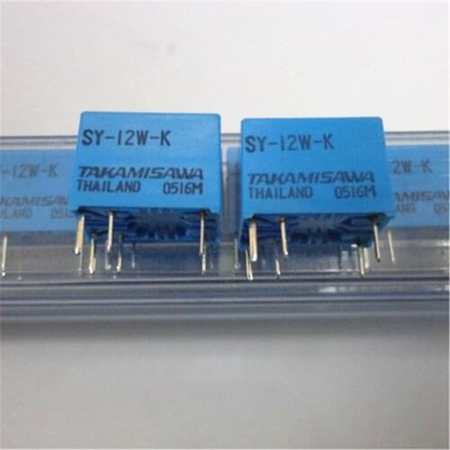 HOT NEW Telecommunications 12V relay SY-12W-K SY-12-K SY12WK 12VDC DC12V 12V TAKAMIS 6PIN