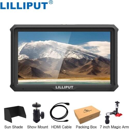 Lilliput A5 5 Inch Camera-Top Monitor for 4K HDMI/Full HD Camcorder & DSLR with 1920x1080 Native Resolution