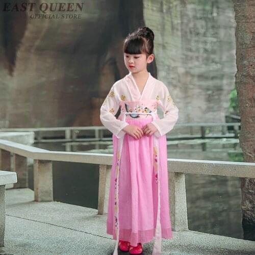 Korean fashion clothing 2018 child embroidered dress ethnic girl korean hanbok clothies kids korea wedding dress AA3778 Y a