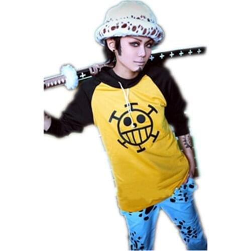 Cartoon One pcs the Surgeon of Death Trafalgar Law Hats Plush White Color Cotton Hat Halloween Cosplay One pcs Warm Soft Caps