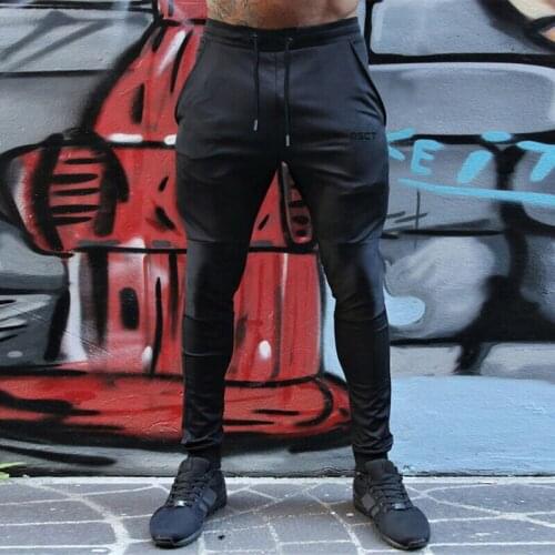 Men Long Casual Sport Pants Gym Slim Fit Trousers Running Joggers Gym Sweatpants