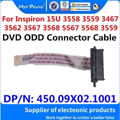 New DVD ODD Connector W/ Cable For Dell Inspiron 15U 3558 3559 3467 3562 3567 3568 5567 5568 3559 V3568 V3569 450.09X02.1001