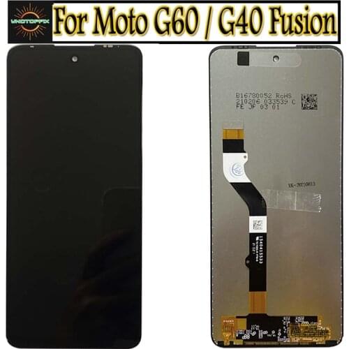 6.8'' Original For Motorola Moto G60 LCD Display And Touch Screen Assembly Repair For Motorola Moto G40 Fusion PANV0001IN LCD