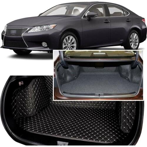 Full Covered Seat Pad Cargo Box Trunk Floor Mat Carpet Liner For Lexus ES 2015-2018
