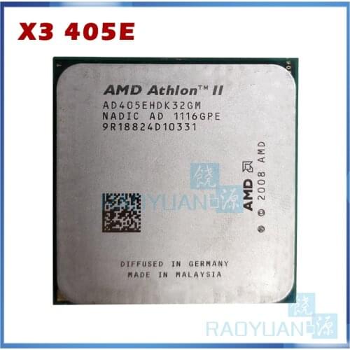 AMD Athlon II X3 405e X3-405E 2.3 GHz Triple-Core CPU Processor AD405EHDK32GM Socket AM3