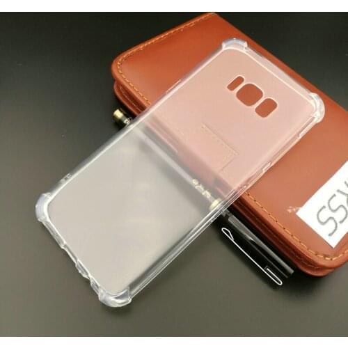 Anti-knock Transparent TPU Case for Samsung Galaxy S8 plus S8+ G955 G955F G955N G955U Soft Silicon phone Back cover Case fundas