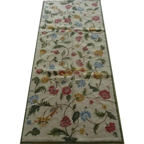 Needlepoint rug hand made rug wool large carpet rugs for sale