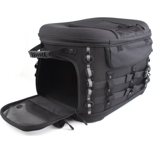 Motorcycle Luggage Pet Carrier Bag Rear Seat Bag Pet Dog Cat Bag For Harley Touring For YAMAHA Kawasaki Honda Suzuki