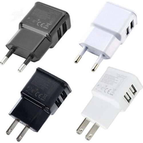 Dual USB Universal Mobile Phone Chargers Travel Power Charger Adapter Plug Charger for iPhone for Android