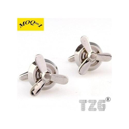 Propeller Cufflink Cuff Link 1 Pair Free Shipping Promotion