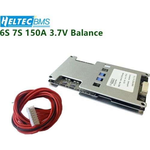 24V 6S 7S BMS 150A big Current 3.7V Lipo battery protection board for power tools within 2500W/ mopeds/24V small inverters