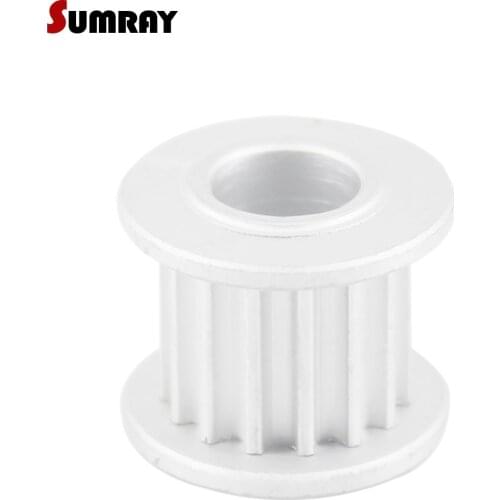 SUMRAY 3M 15T Timing Pulley 4/5/6/6.35/8mm Inner Bore Tooth Belt Pulley 11mm Belt Width Pulley Wheel Used In 3D Printer