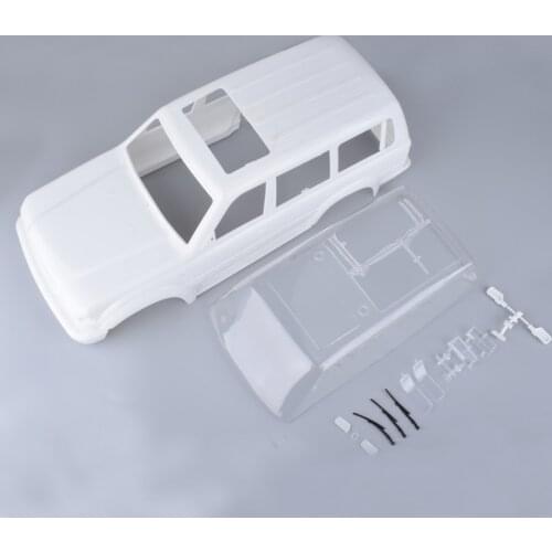 1/10 RC Crawler Land Cruiser LC80 Rigid Plastic Body Car Shell for Axial SCX10 Wheelbase 313mm