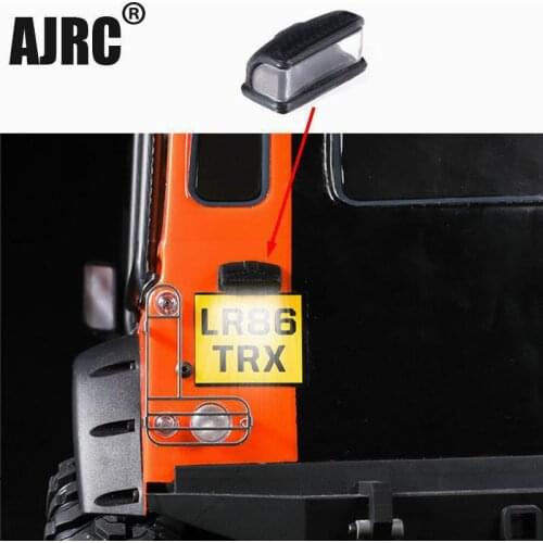 1piece for 1/10 1/8 RC simulation climbing car rear license plate searchlight spotlight TRAXXAS TRX-4 D90 D110 TRX-6 SCX10 AXIAL